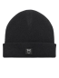 Preview: Double layer wool beanie - black jet